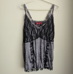 Vintage Y2K Grunge Lace Camisole Tank Top